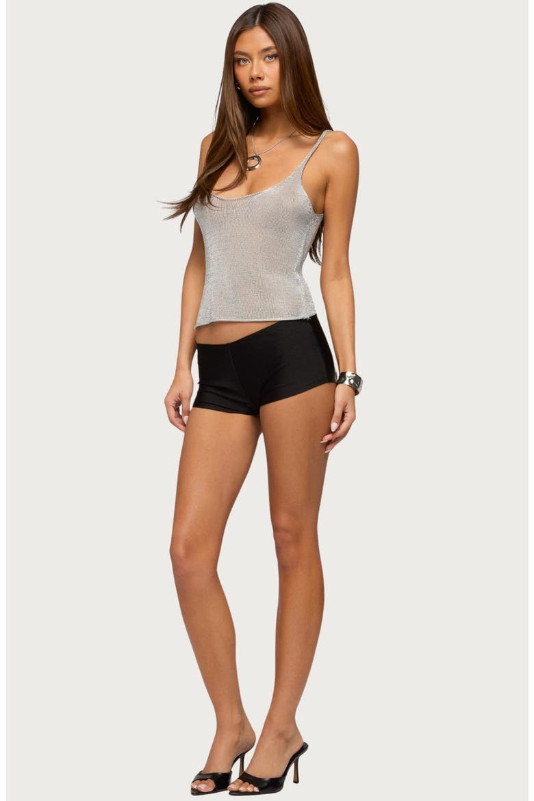 Irenah Micro Shorts, Alternate, color, BLACK