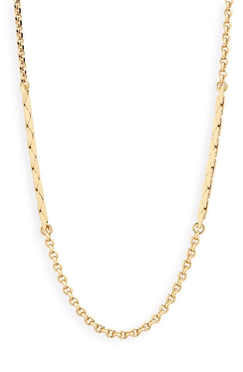 Saint Laurent Chain Necklace, Main, color,