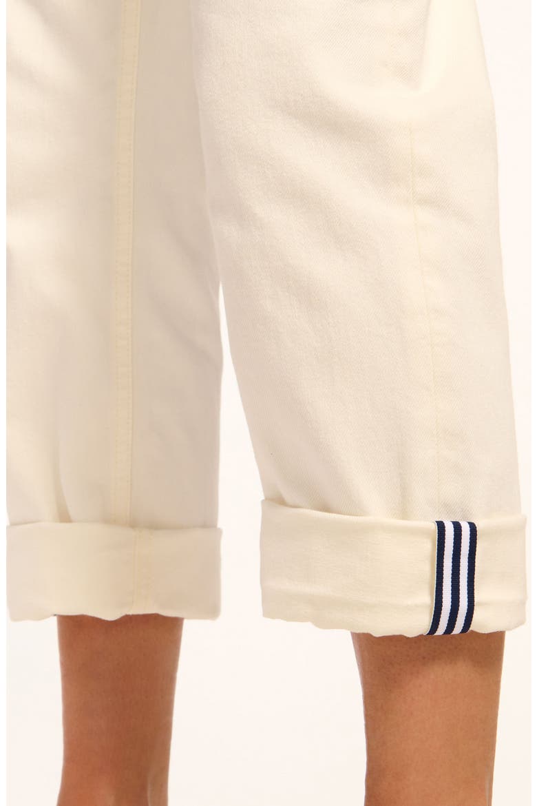 Yuki Selvedge Cotton Jeans, Alternate, color, WHITE