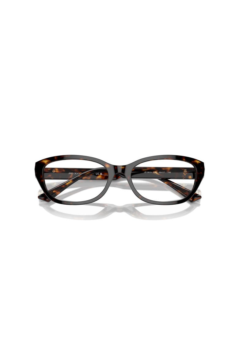 53mm Oval optical glasses, Alternate, color, Tortoise