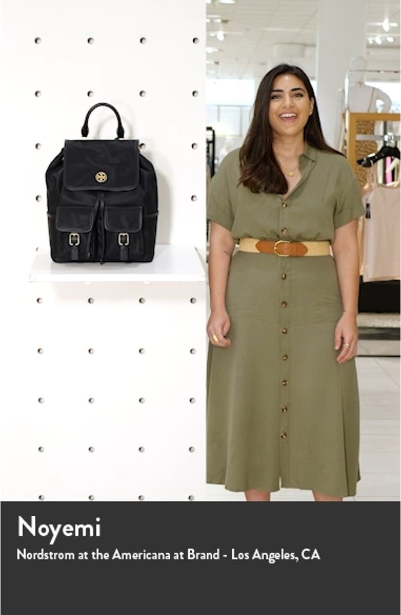 Piper Flap Nylon Backpack, sales video thumbnail