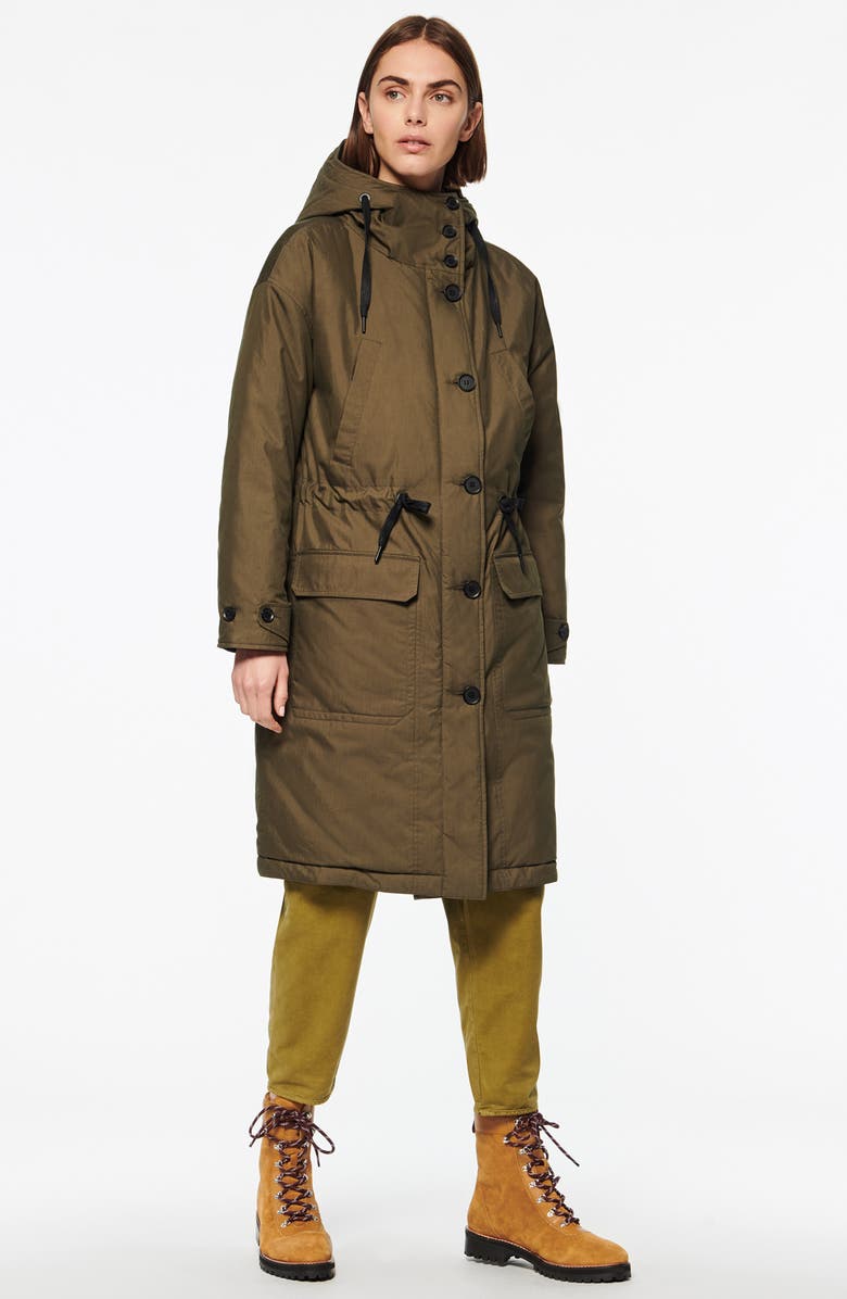 Andrew Marc Reversible Hooded Parka, Alternate, color, 