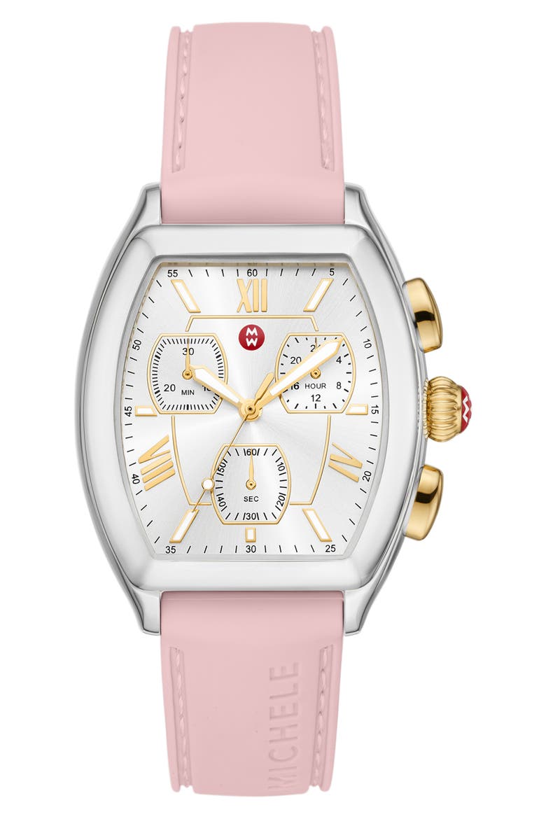 Releve Silicone Strap Watch, 36mm, Main, color, TWO TONE