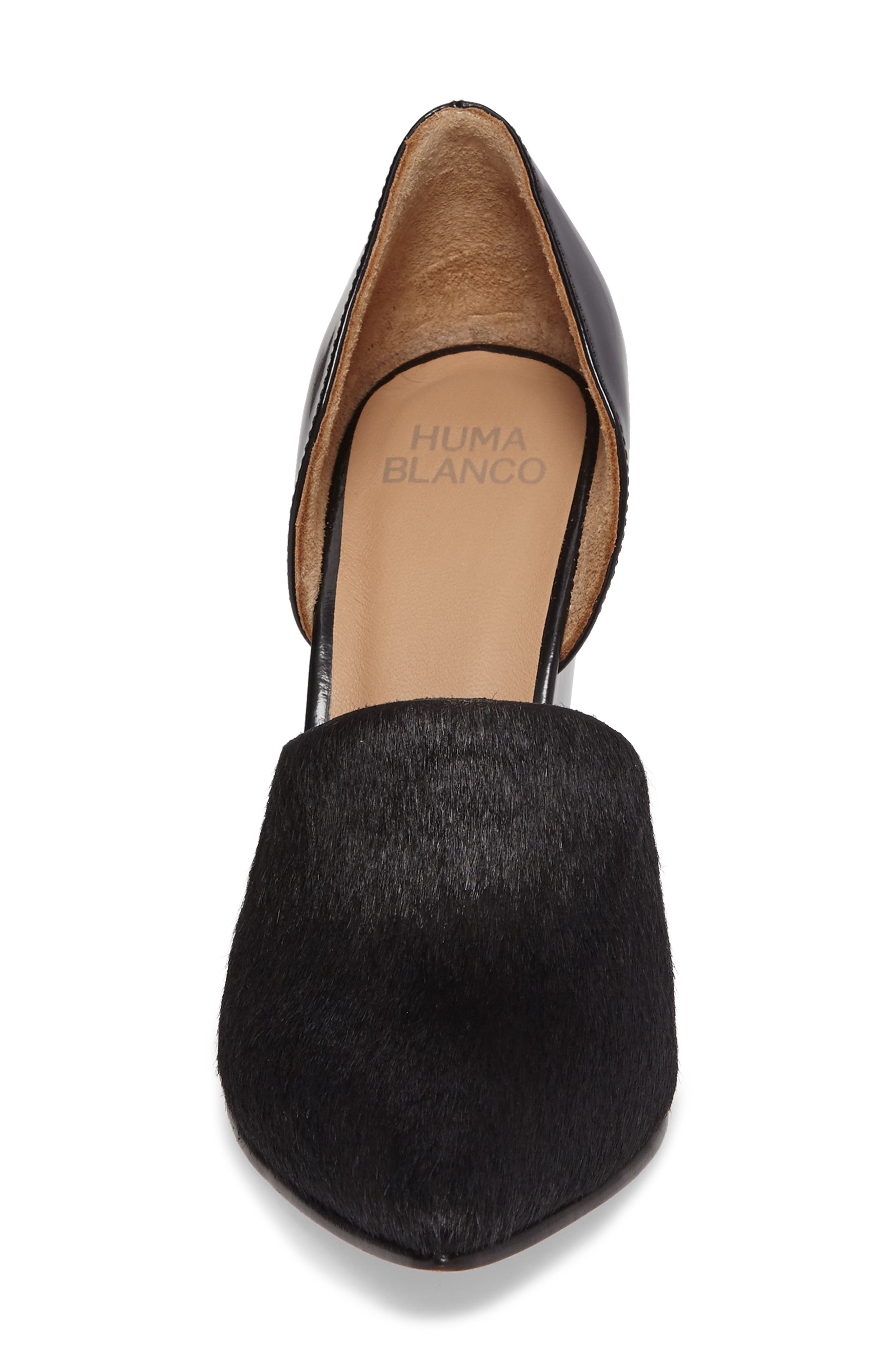 Huma Blanco Willa Calf Hair Pump, Alternate, color, 