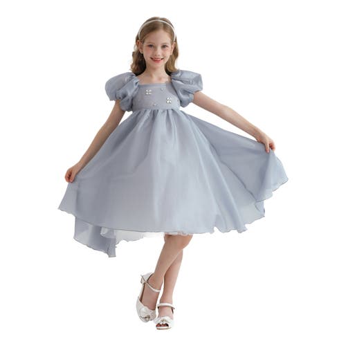 Tulleen Janelle Teacup Gown In Grey