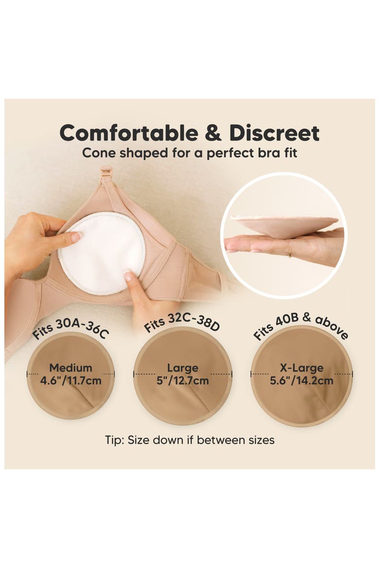 14-Pack Comfy Nursing Pads, Alternate, color, Coffee