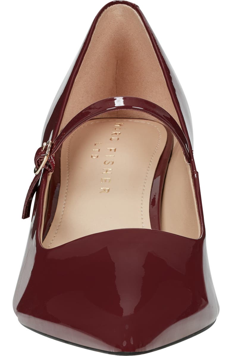 Marc Fisher LTD Luccie Pointed Toe Pump, Alternate, color, Dark Red