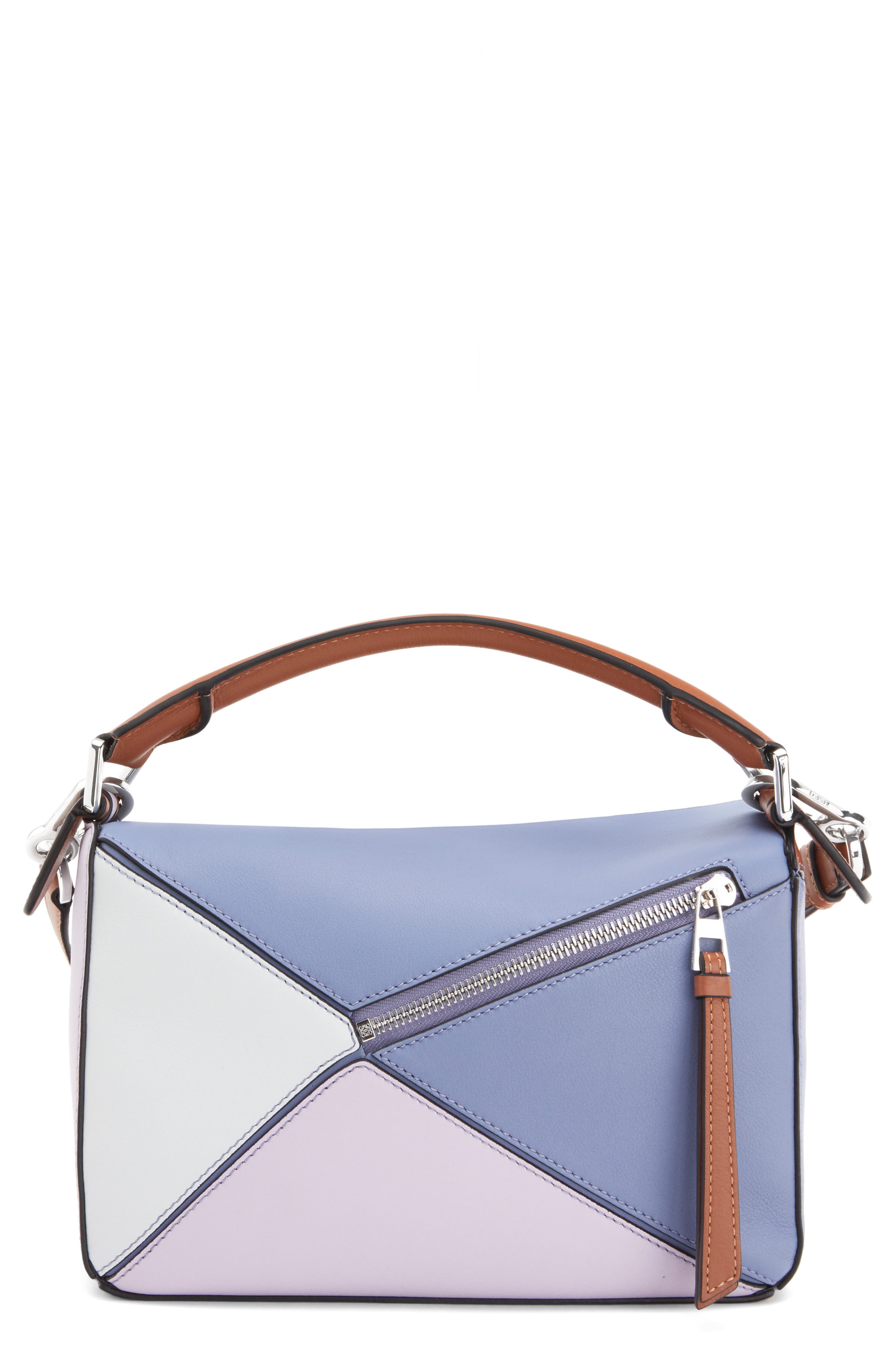 Loewe x Paula's Ibiza Small Puzzle Leather Shoulder Bag, Alternate, color, 