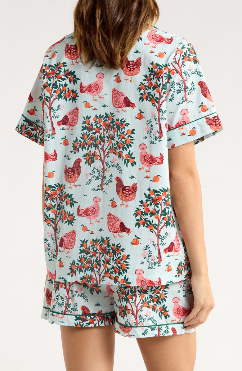 Printfresh Organic Cotton Poplin Short Sleeve Pajamas, Alternate, color, 