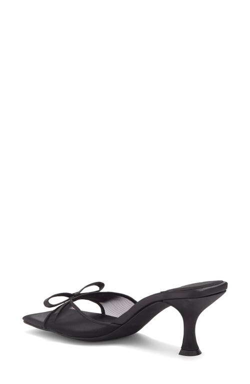 Jeffrey Campbell Sweet On U Kitten Heel Slide Sandal In Black