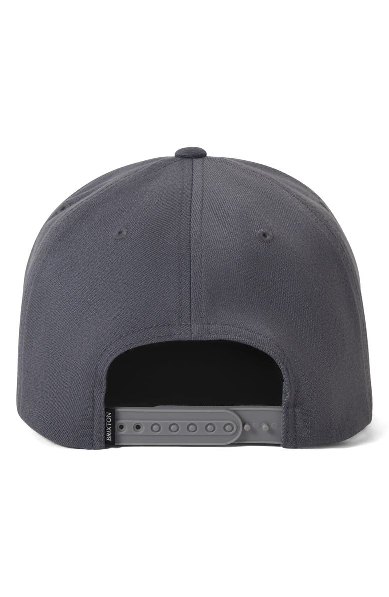 Brixton Oath III Snapback Baseball Cap, Alternate, color, Future Grey