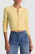Alice + Olivia Dollie Cashmere Blend Crop Cardigan