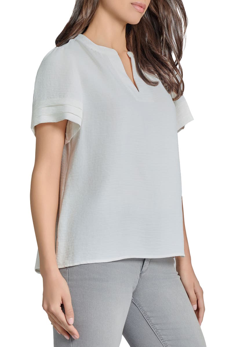 Jones New York Mandarin Collar Top, Alternate, color, 