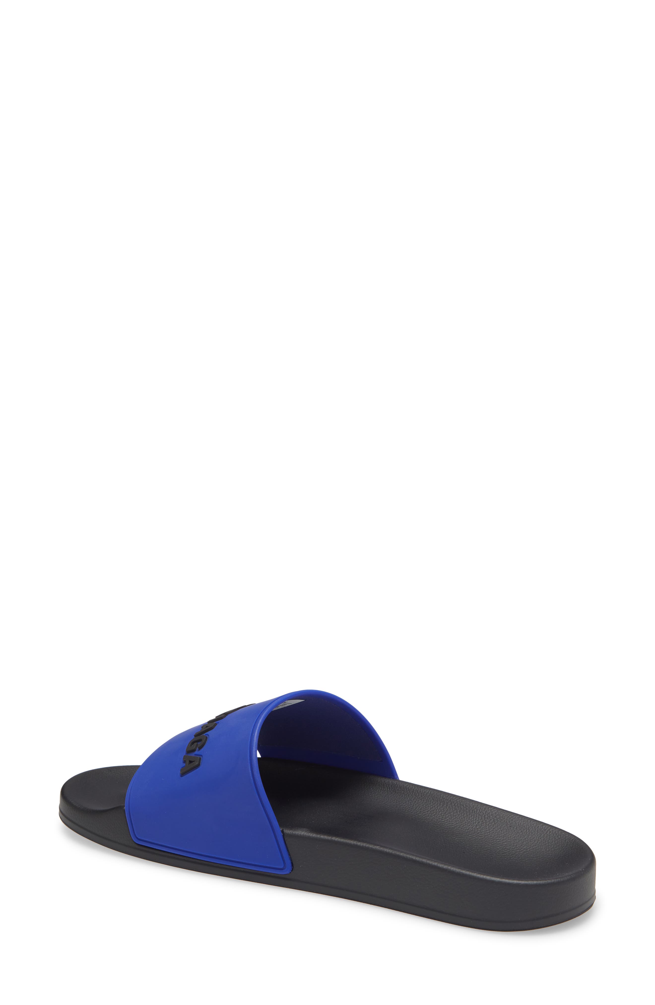 Balenciaga Logo Pool Slide, Alternate, color, 