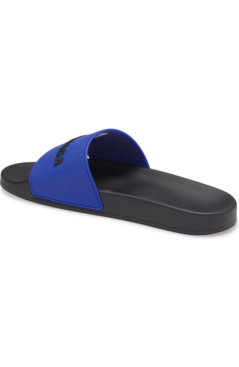Balenciaga Logo Pool Slide, Alternate, color,