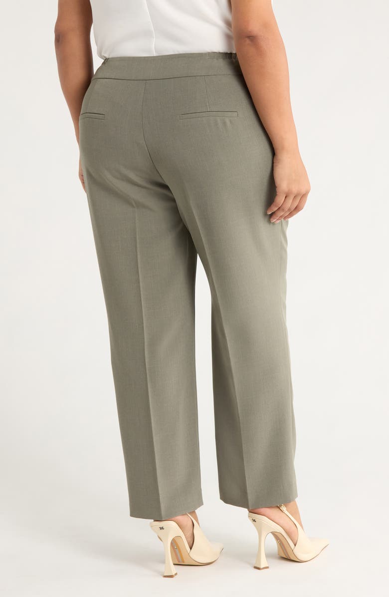 KASPER Flat Front Slim Pants, Alternate, color, 