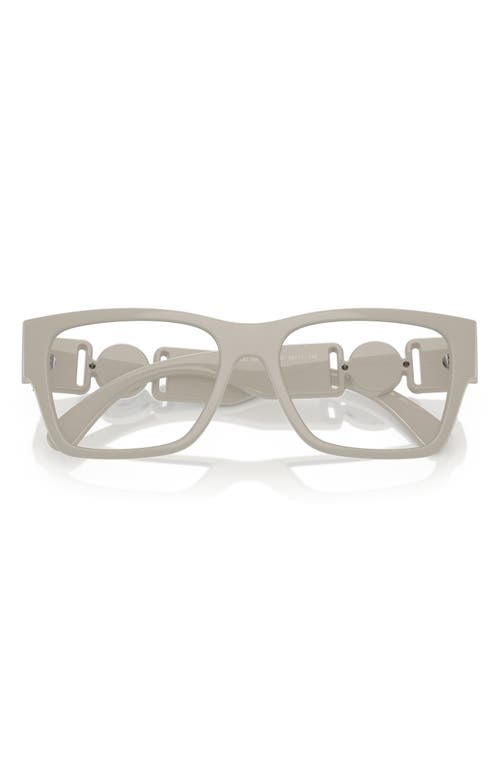 Versace 53mm Pillow Optical Glasses In Grey