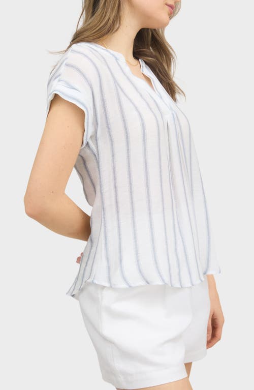 BLU PEPPER BLU PEPPER SPLIT NECK TOP