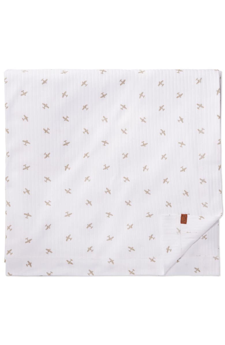 MiniMoi 3 Piece BabyRibbed Cotton Rich Footie Set, Alternate, color, Winter White