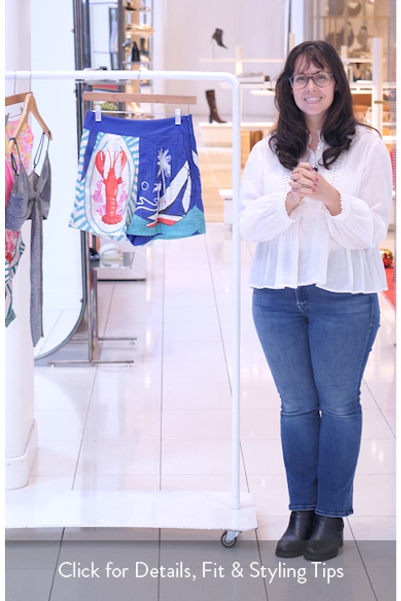 Lia Alina Cotton Cover-Up Shorts video