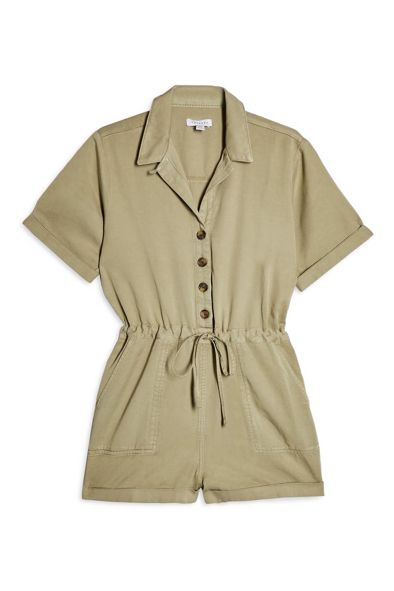 Utility Romper, Alternate, color, OLIVE