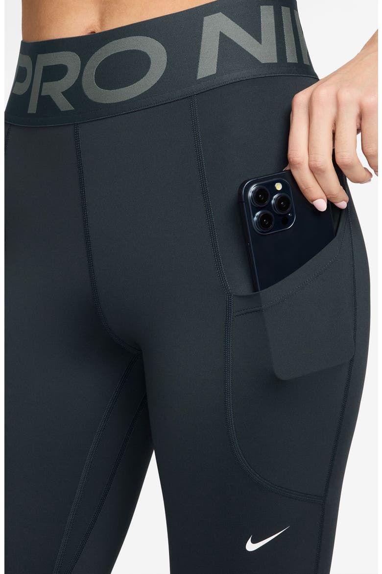 Pro Sculpt High-Waisted Pocket 7/8 Leggings, Alternate, color, 390 SEAWD/ WHITE