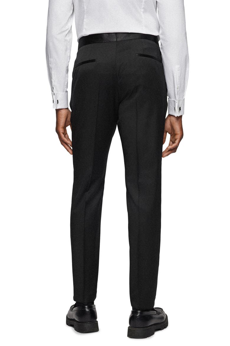 Genius Tuxedo Pants, Alternate, color, BLACK