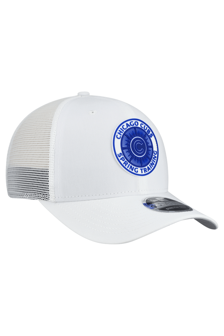 Men's New Era  White Chicago Cubs 2026 Spring Training Fan Pack 9SEVENTY Adjustable Trucker Hat, Alternate, color, White