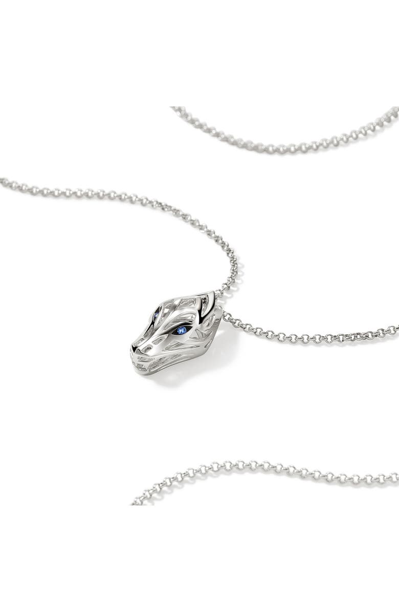 John Hardy Naga Pendant Necklace, Alternate, color, Silver