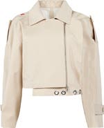 PCFG Free Heaven Cropped Waterproof Trenchcoat