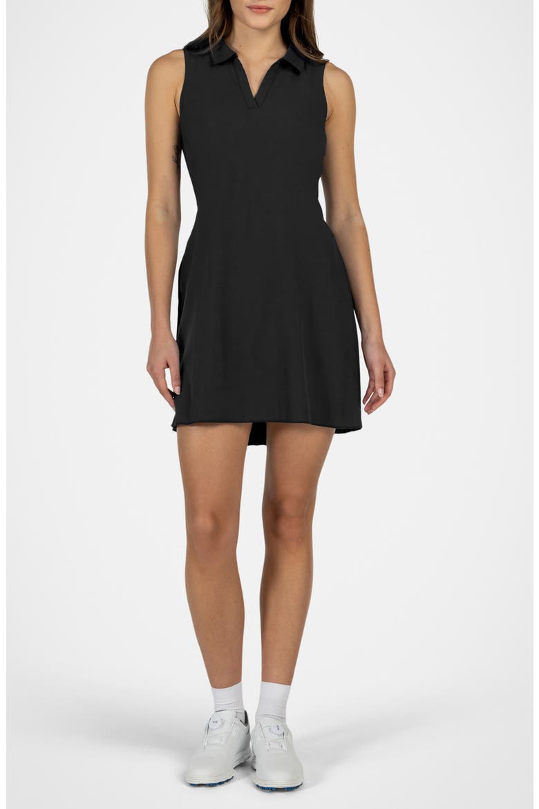 Chic Tee Dress, Main, color, BLACK
