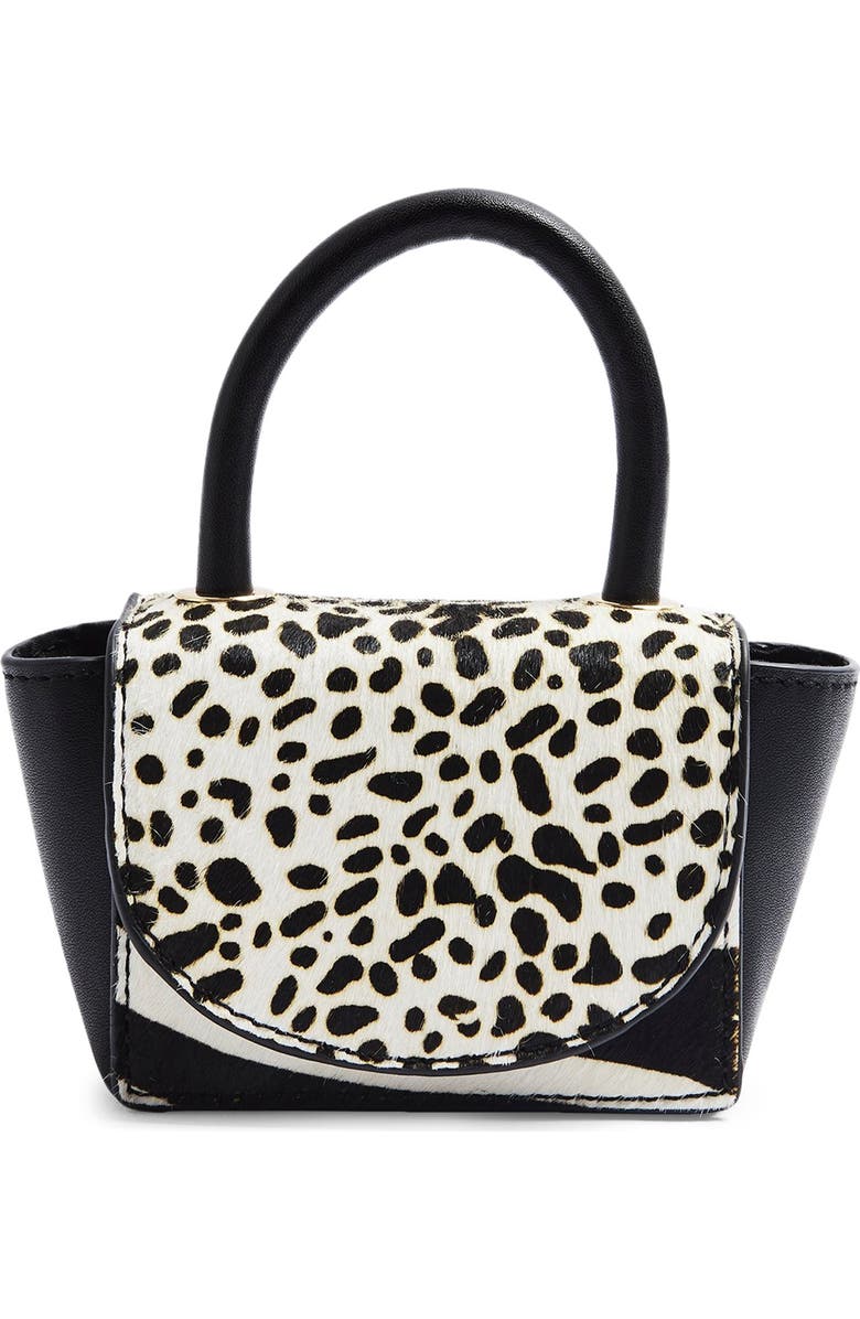 Topshop Mini Ken Faux Leather Crossbody Bag, Main, color,