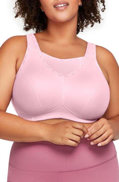 Glamorise No-Bounce Camisole Sports Bra in Parfait Pink at Nordstrom, Size 38Dd