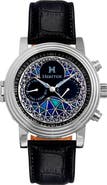 Heritor Automatic Legacy Leather-Band Watch w/Day/Date