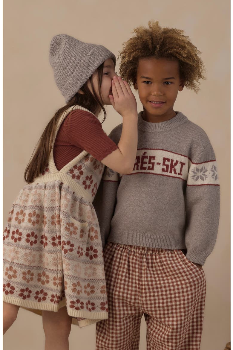 Kids' Violette Sweater Dress, Alternate, color, NATURAL