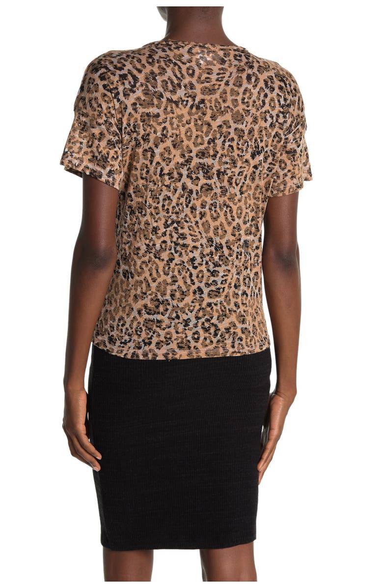 LNA Burnout Boxy Crew Neck Tee, Alternate, color, 