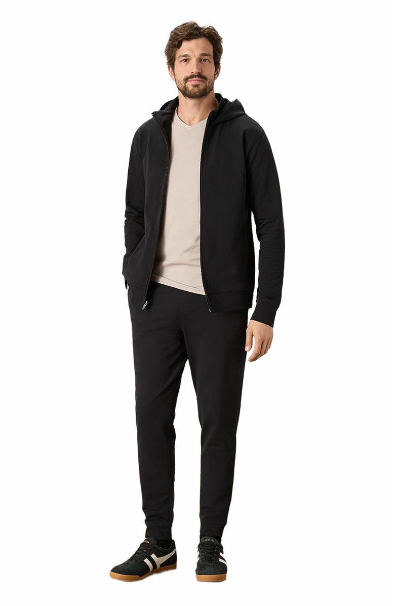 Pact Organic Cotton Stash French Terry Jogger, Main, color, Black