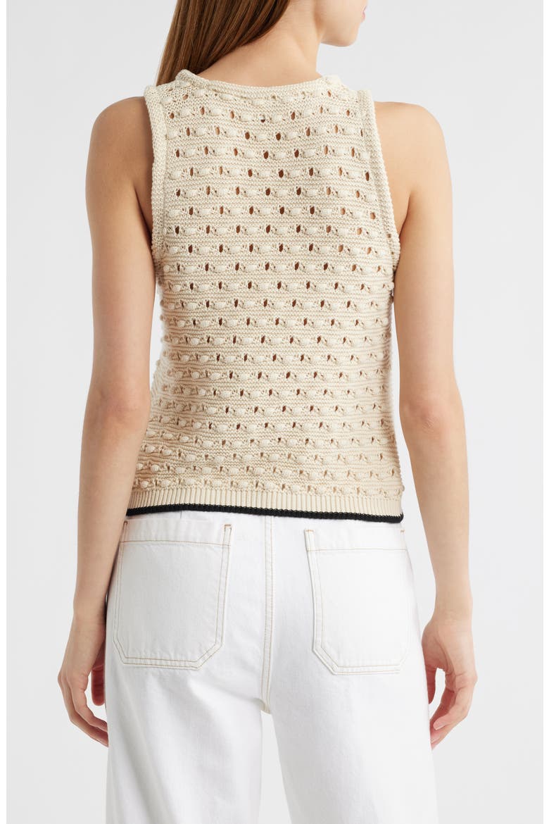 The Bauble Open Knit Cotton Sweater, Alternate, color, CREAM
