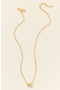 Sliced Raw Diamond Pebble Necklace