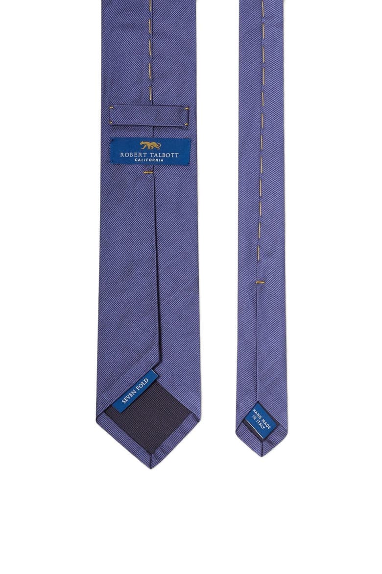 Newman 7 Fold Solid Silk Necktie, Alternate, color, LT BLUE