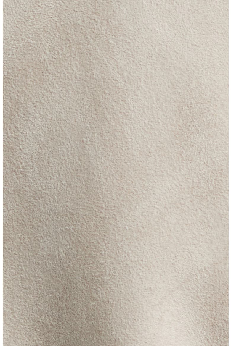 Sylvie Suede Wrap Trench Coat, Alternate, color, FAWN