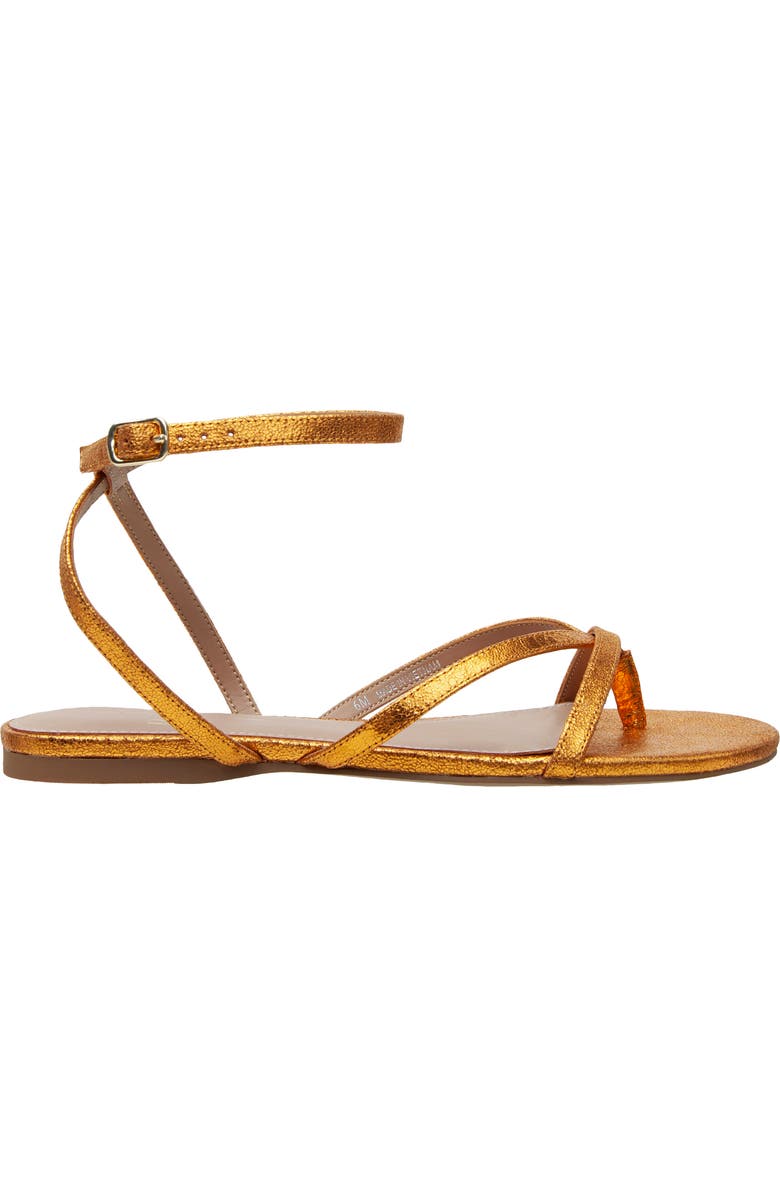 Linea Paolo Luz Ankle Strap Sandal, Alternate, color, Orange