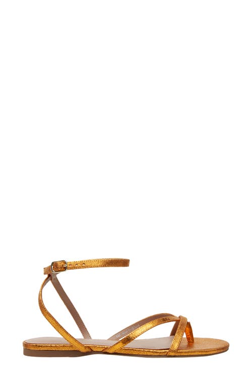 Shop Linea Paolo Luz Ankle Strap Sandal In Orange