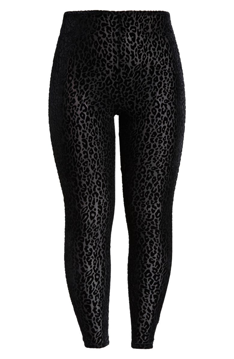 Naked Wardrobe Animal Print Leggings, Alternate, color,