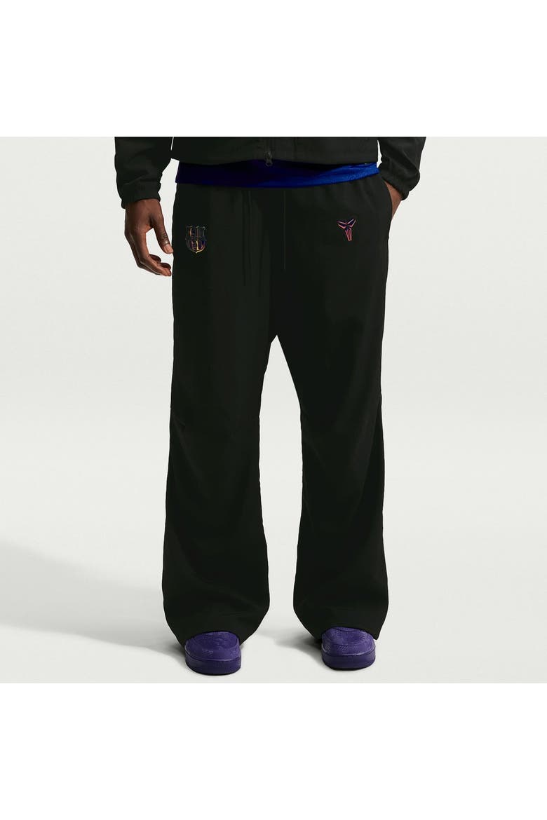 Men's Nike  Black Barcelona 2026/27 Away Woven Pants, Main, color, Black