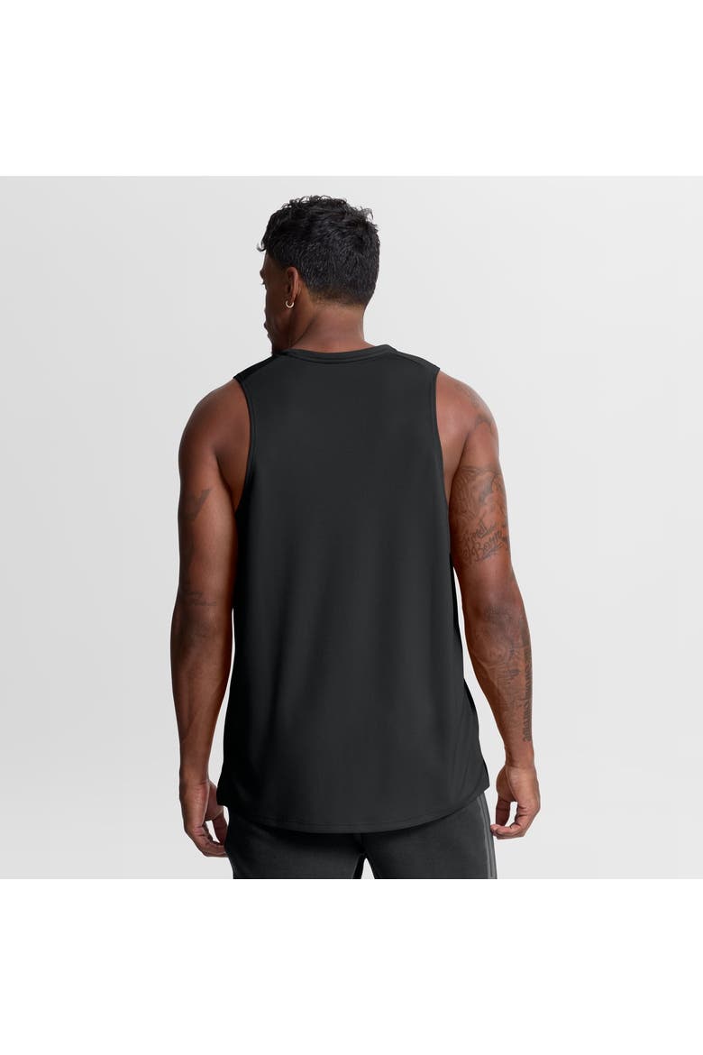 Men's Nike Black New Orleans Saints Kickoff Miler Dri-FIT Tank​ Top, Alternate, color, Black