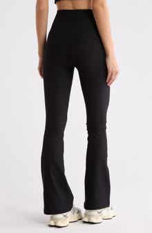 Madison Chill Tech Rib Crossover High Waist Flare Leggings