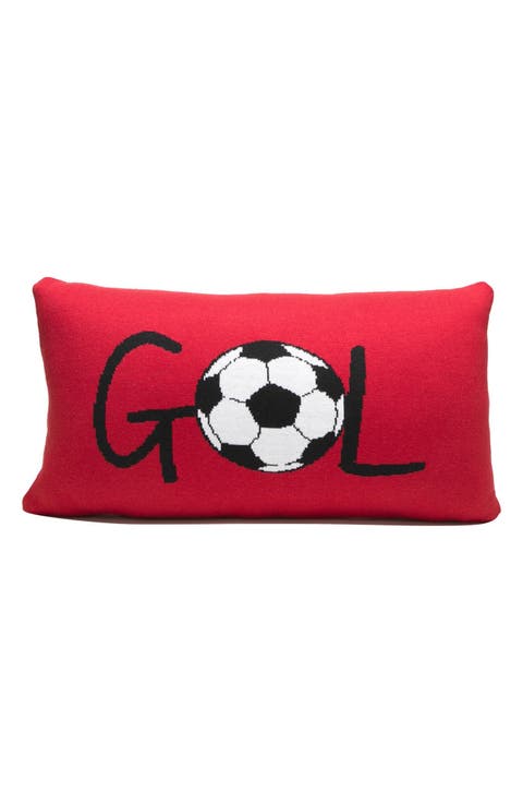 Gol Soccer Rectangular Throw Pillow
