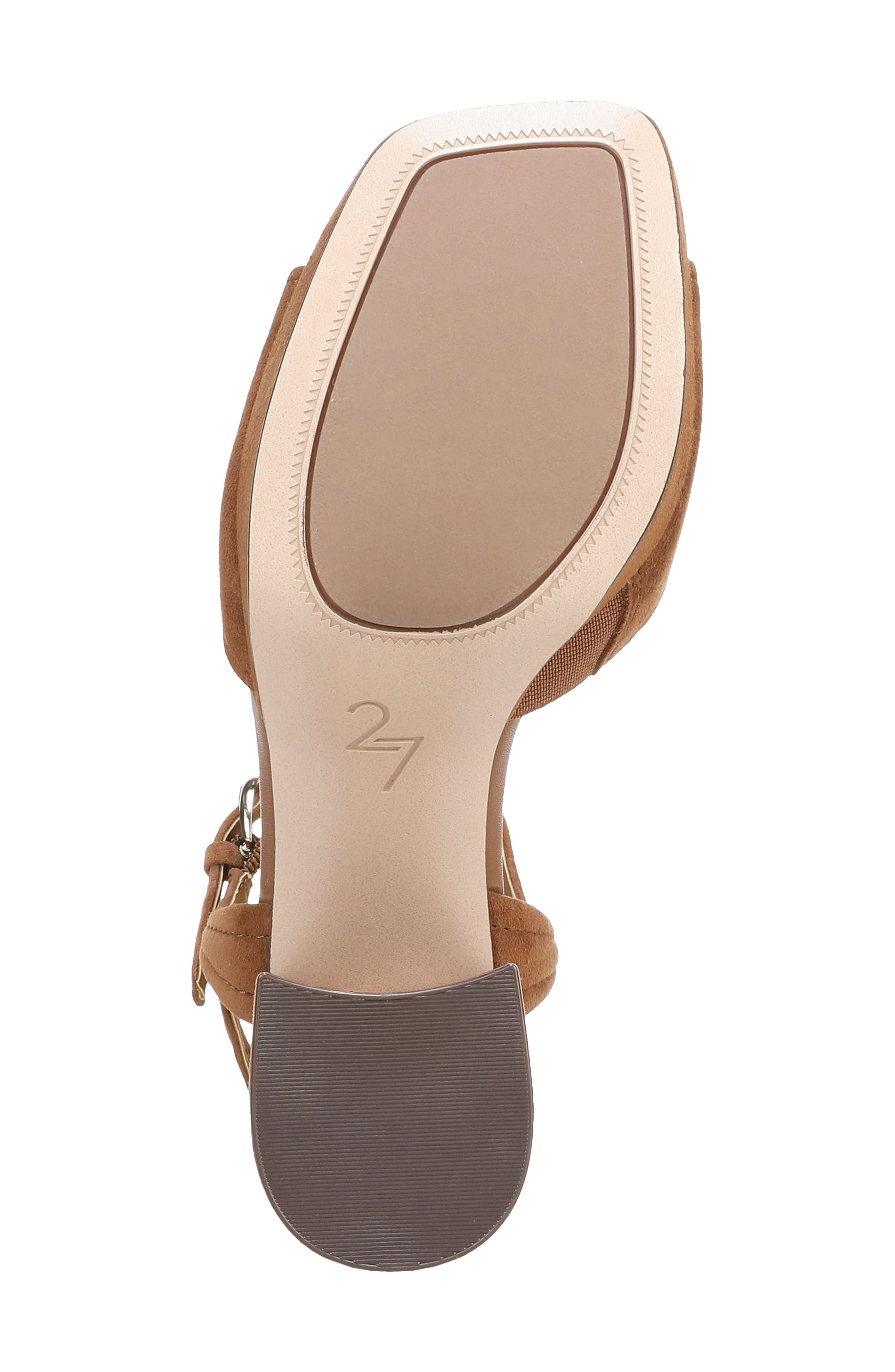 Paige Ankle Strap Platform Sandal, Alternate, color, DARK CHESTNUT