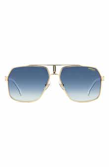 Carrera Eyewear 62mm Oversize Gradient Aviator Sunglasses